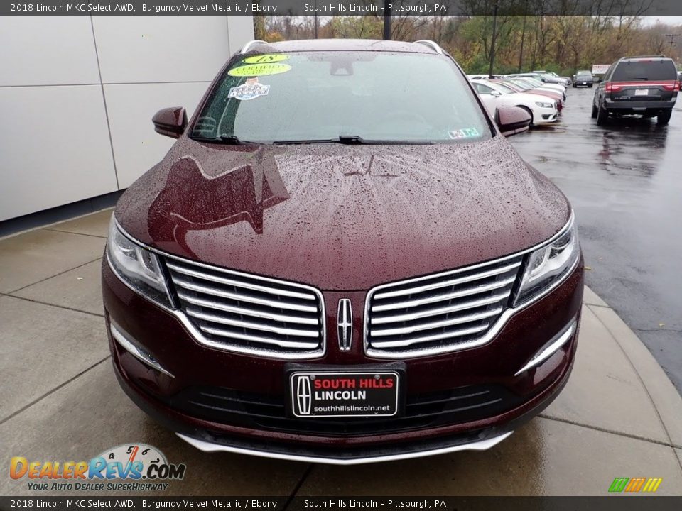 2018 Lincoln MKC Select AWD Burgundy Velvet Metallic / Ebony Photo #9