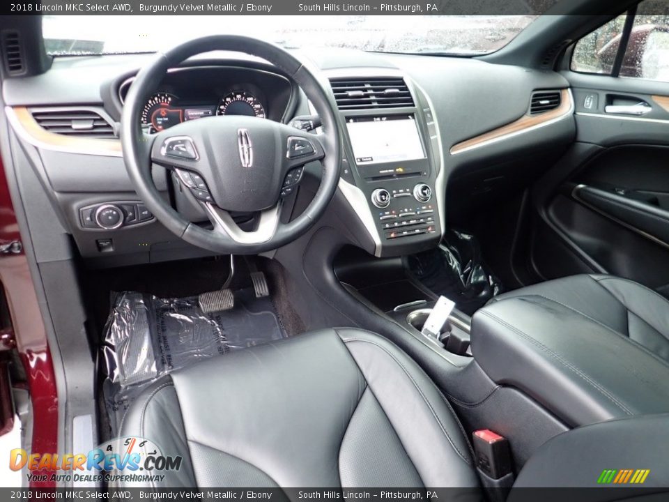 2018 Lincoln MKC Select AWD Burgundy Velvet Metallic / Ebony Photo #17