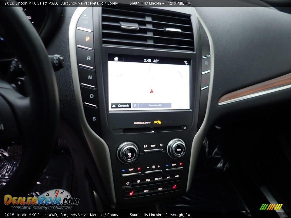 2018 Lincoln MKC Select AWD Burgundy Velvet Metallic / Ebony Photo #22