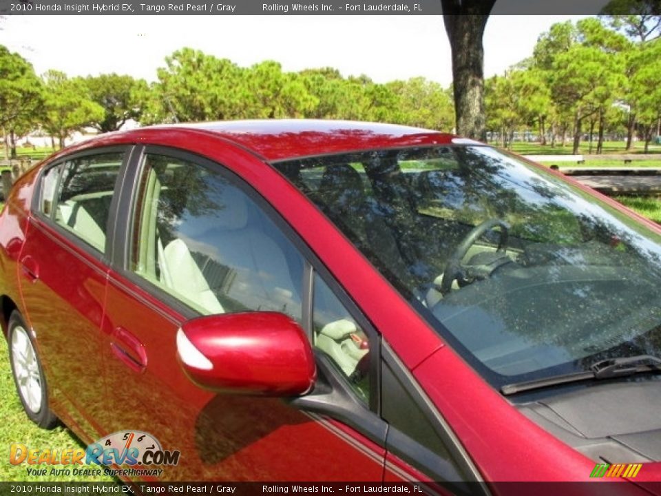 2010 Honda Insight Hybrid EX Tango Red Pearl / Gray Photo #34