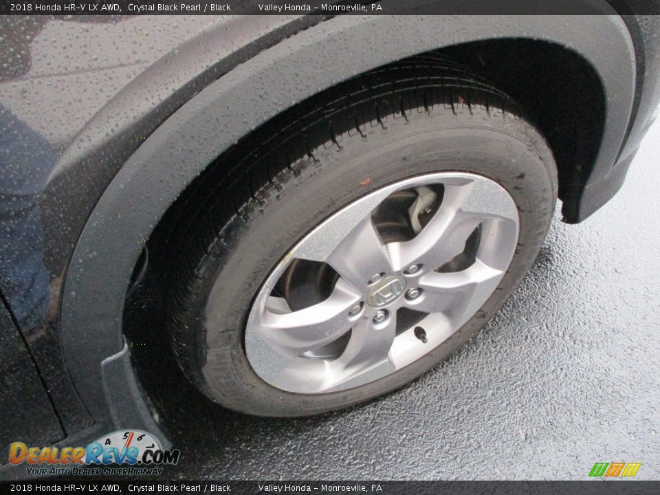 2018 Honda HR-V LX AWD Crystal Black Pearl / Black Photo #6