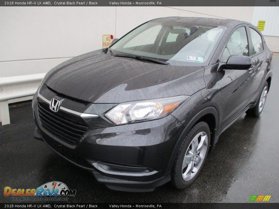 2018 Honda HR-V LX AWD Crystal Black Pearl / Black Photo #9