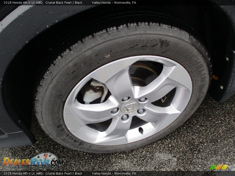 2018 Honda HR-V LX AWD Crystal Black Pearl / Black Photo #10