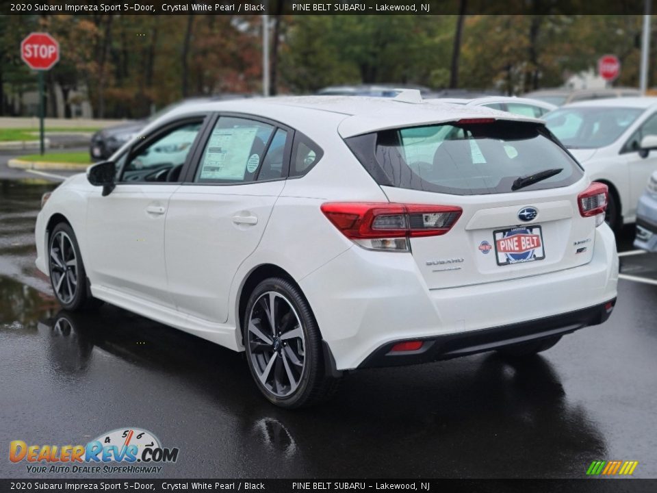 2020 Subaru Impreza Sport 5-Door Crystal White Pearl / Black Photo #6