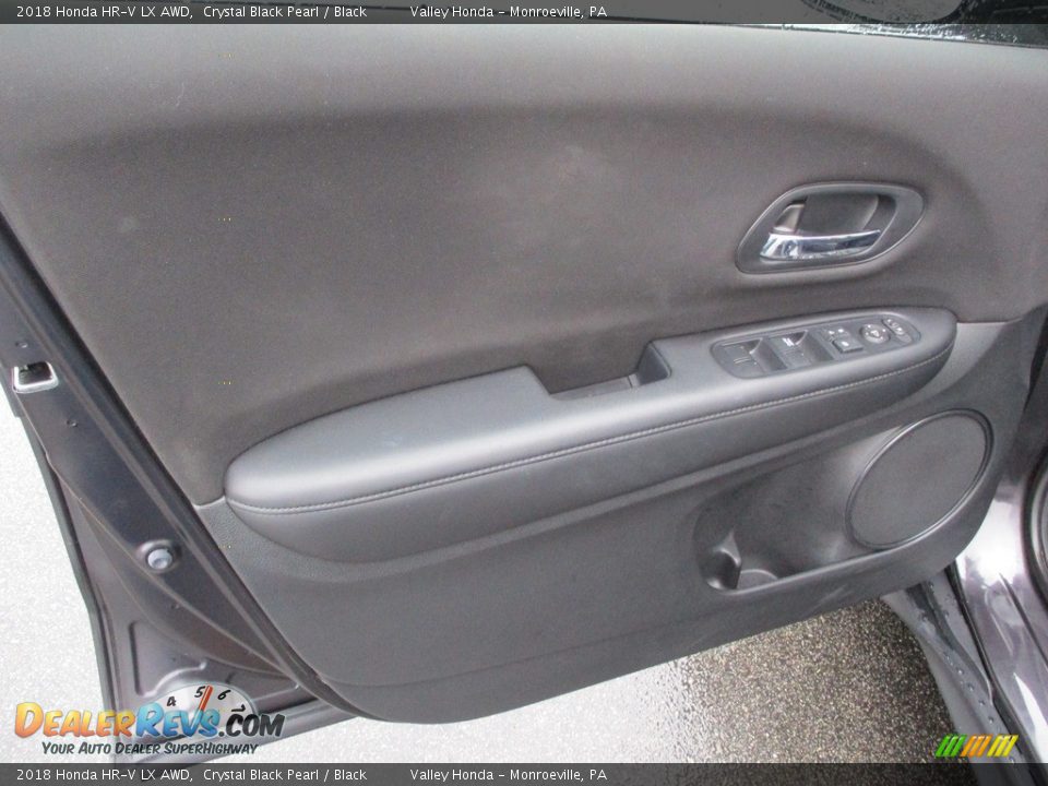 2018 Honda HR-V LX AWD Crystal Black Pearl / Black Photo #11