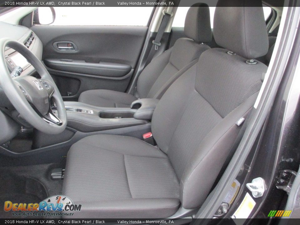 2018 Honda HR-V LX AWD Crystal Black Pearl / Black Photo #12