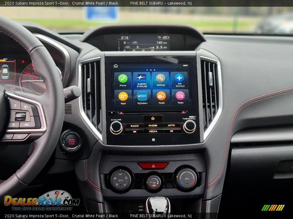 2020 Subaru Impreza Sport 5-Door Crystal White Pearl / Black Photo #10