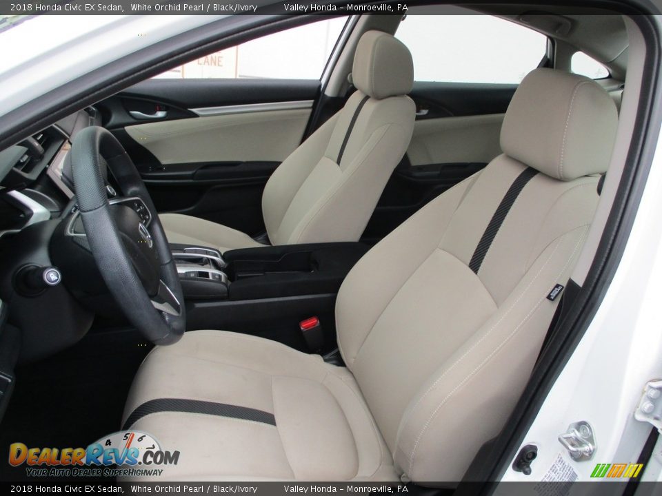 Front Seat of 2018 Honda Civic EX Sedan Photo #12