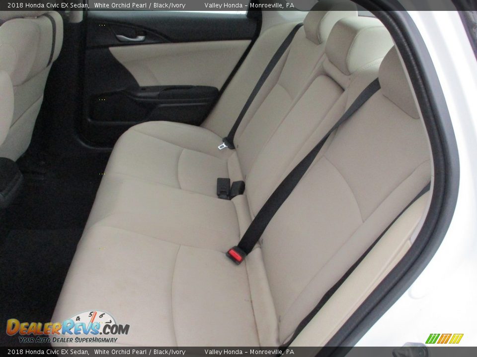 Rear Seat of 2018 Honda Civic EX Sedan Photo #13