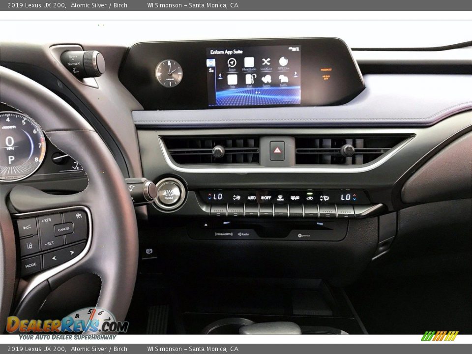 Controls of 2019 Lexus UX 200 Photo #5