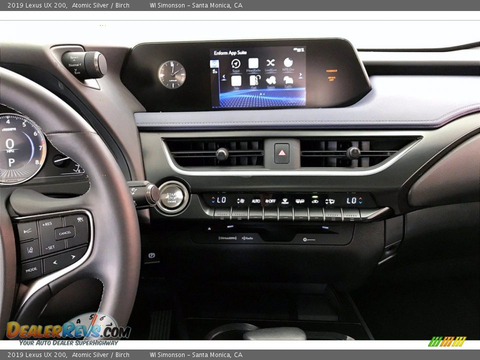 Controls of 2019 Lexus UX 200 Photo #5