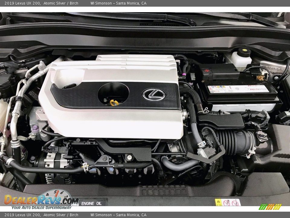 2019 Lexus UX 200 2.0 Liter DOHC 16-Valve VVT-i 4 Cylinder Engine Photo #9