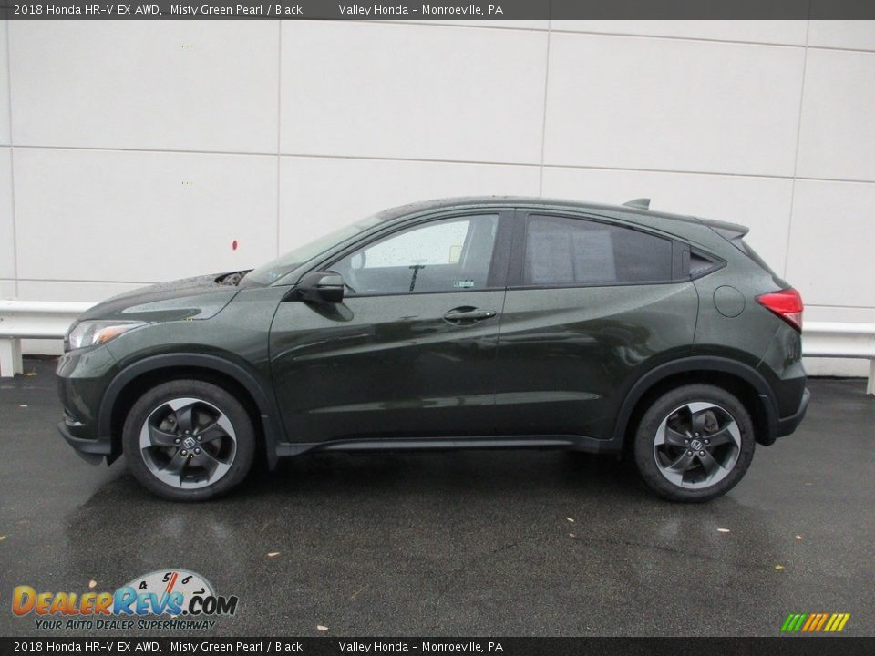 Misty Green Pearl 2018 Honda HR-V EX AWD Photo #2