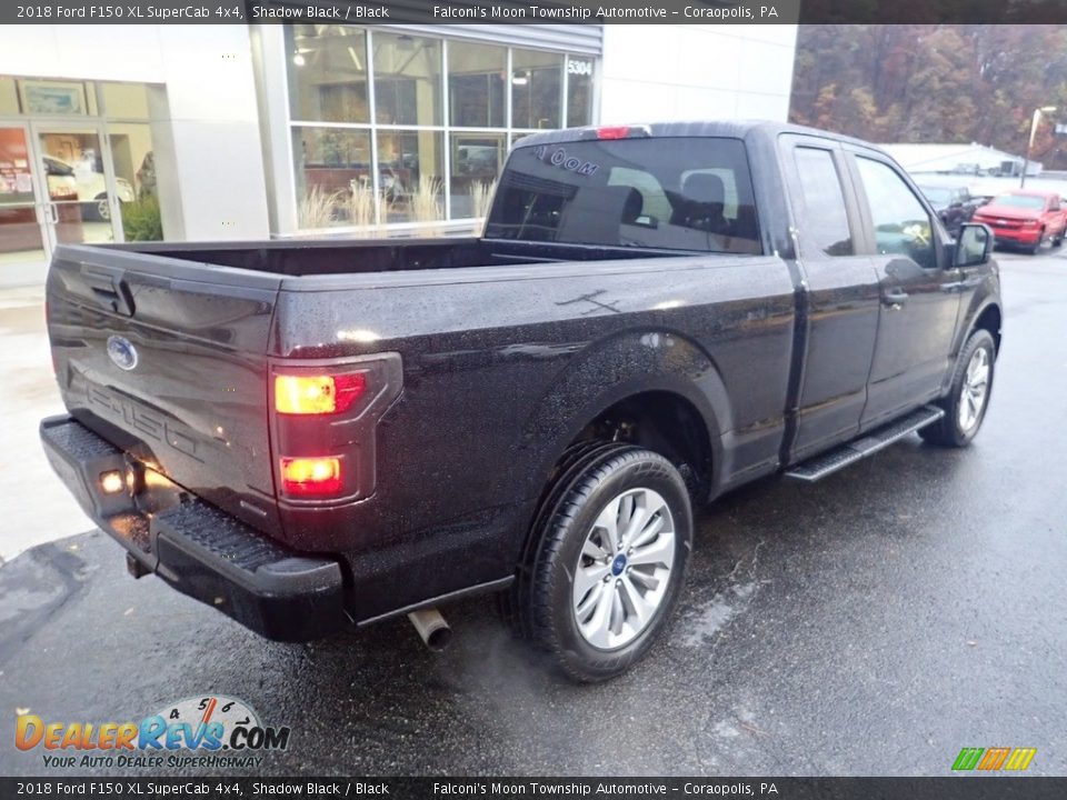 2018 Ford F150 XL SuperCab 4x4 Shadow Black / Black Photo #2