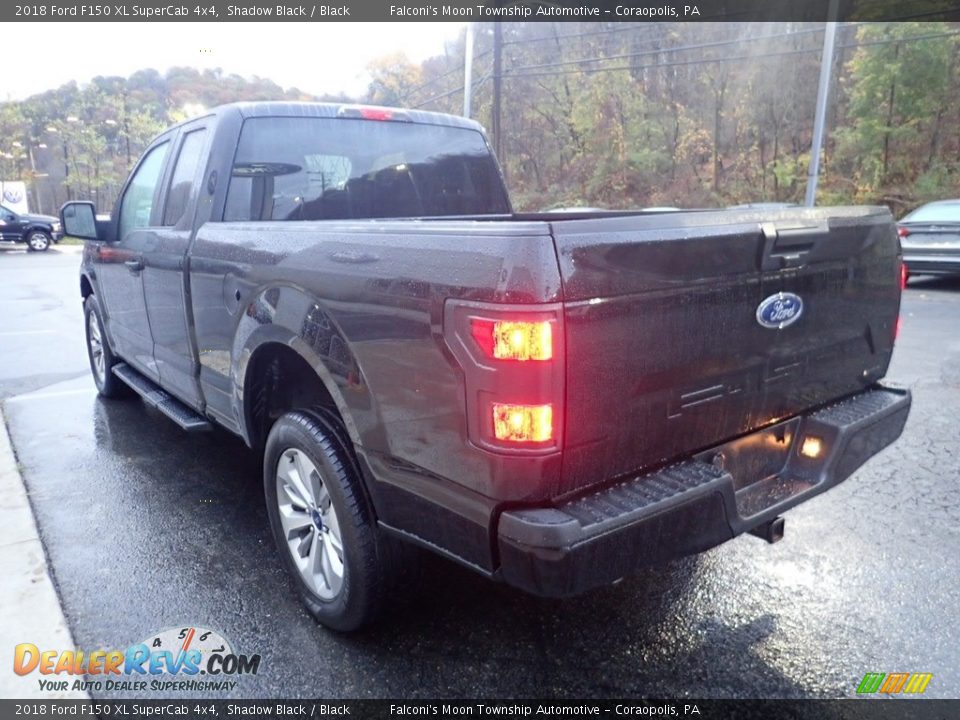 2018 Ford F150 XL SuperCab 4x4 Shadow Black / Black Photo #4