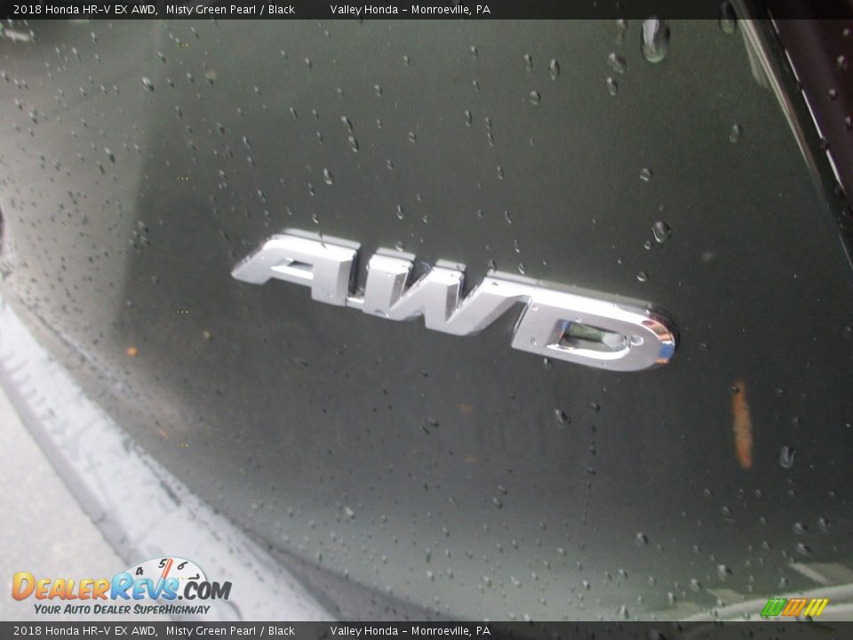 2018 Honda HR-V EX AWD Misty Green Pearl / Black Photo #6