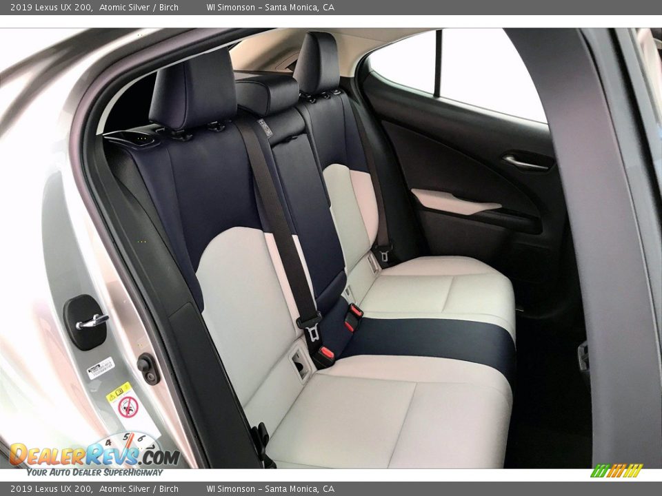 Rear Seat of 2019 Lexus UX 200 Photo #19