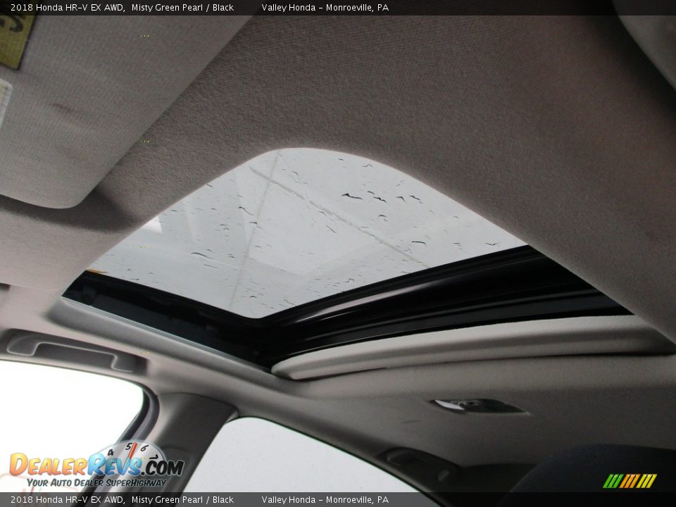 2018 Honda HR-V EX AWD Misty Green Pearl / Black Photo #12