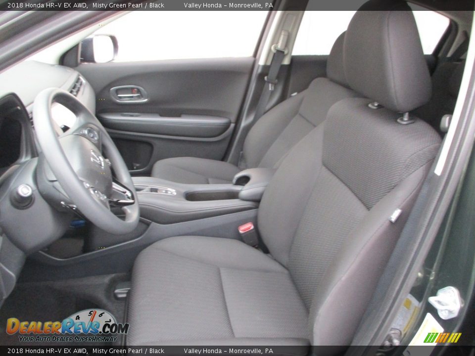 2018 Honda HR-V EX AWD Misty Green Pearl / Black Photo #13