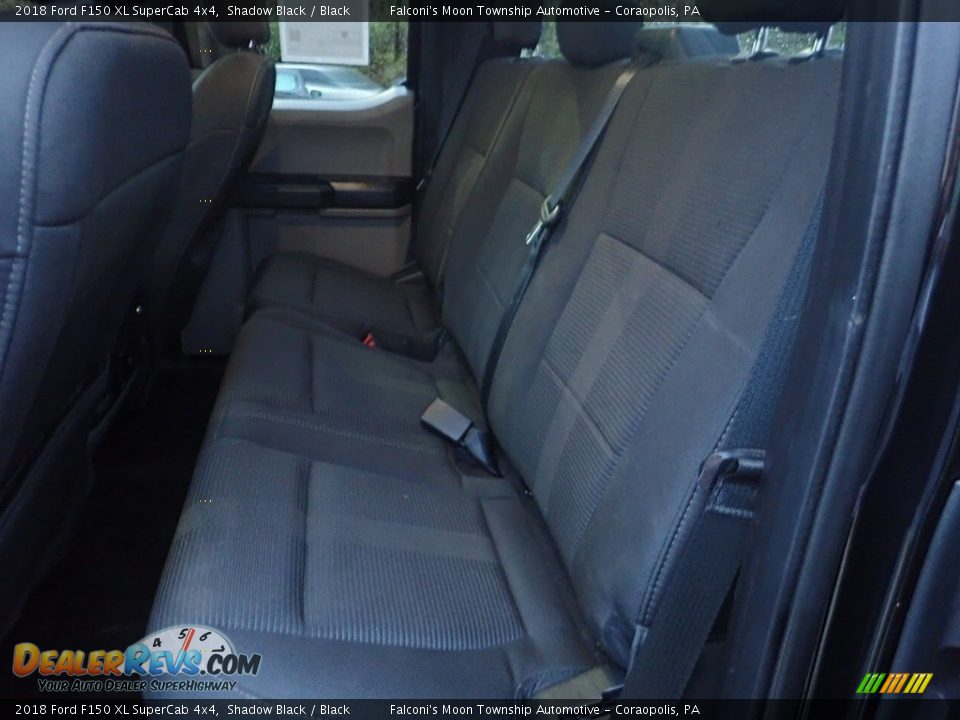 2018 Ford F150 XL SuperCab 4x4 Shadow Black / Black Photo #16