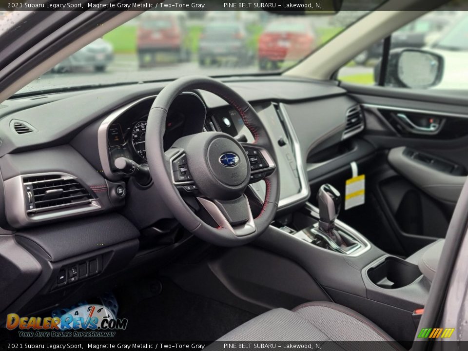 Two-Tone Gray Interior - 2021 Subaru Legacy Sport Photo #13