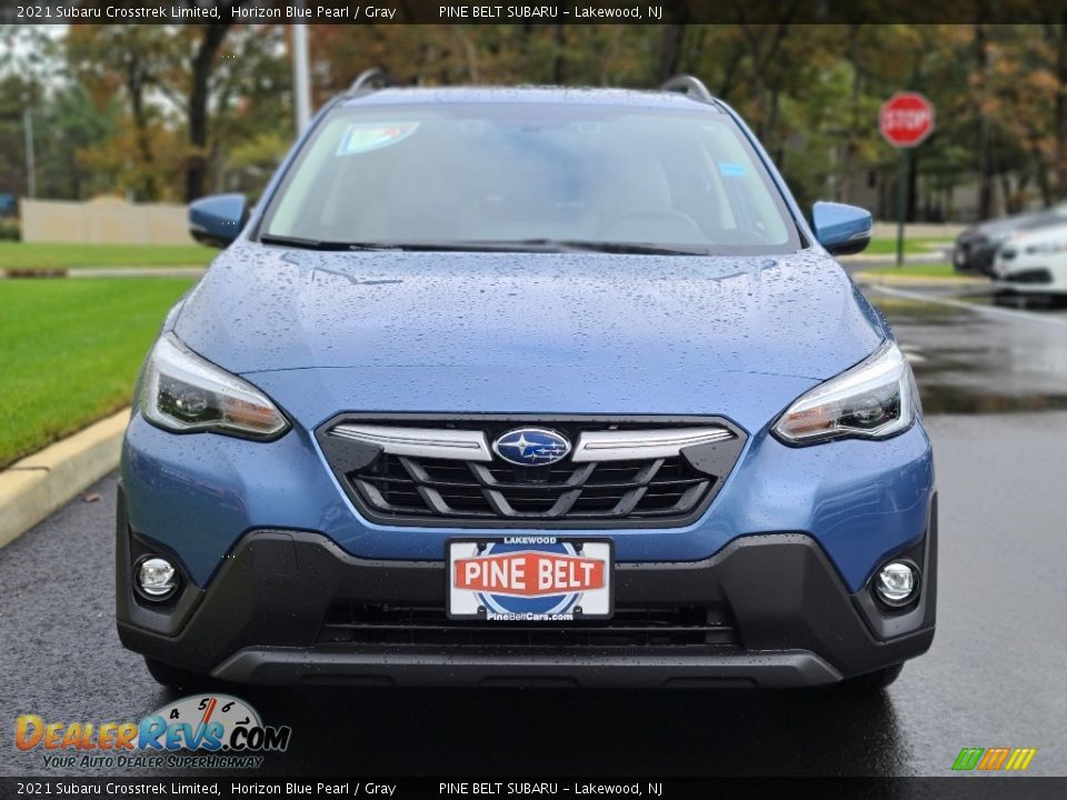 2021 Subaru Crosstrek Limited Horizon Blue Pearl / Gray Photo #3