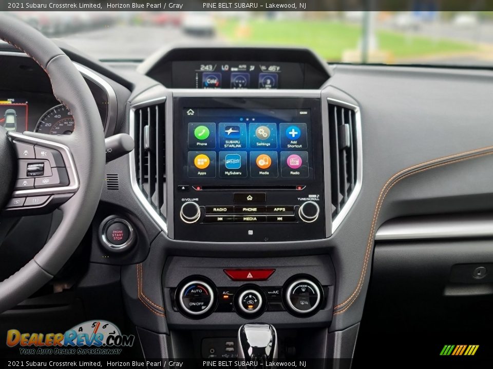 2021 Subaru Crosstrek Limited Horizon Blue Pearl / Gray Photo #10