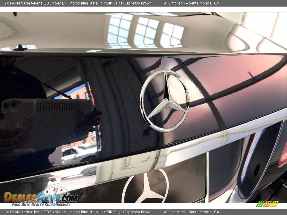 2014 Mercedes-Benz E 350 Sedan Indigo Blue Metallic / Silk Beige/Espresso Brown Photo #7
