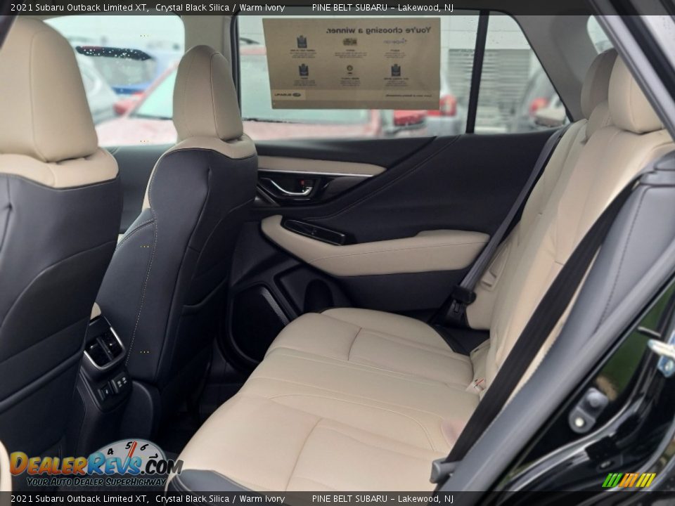 Rear Seat of 2021 Subaru Outback Limited XT Photo #9