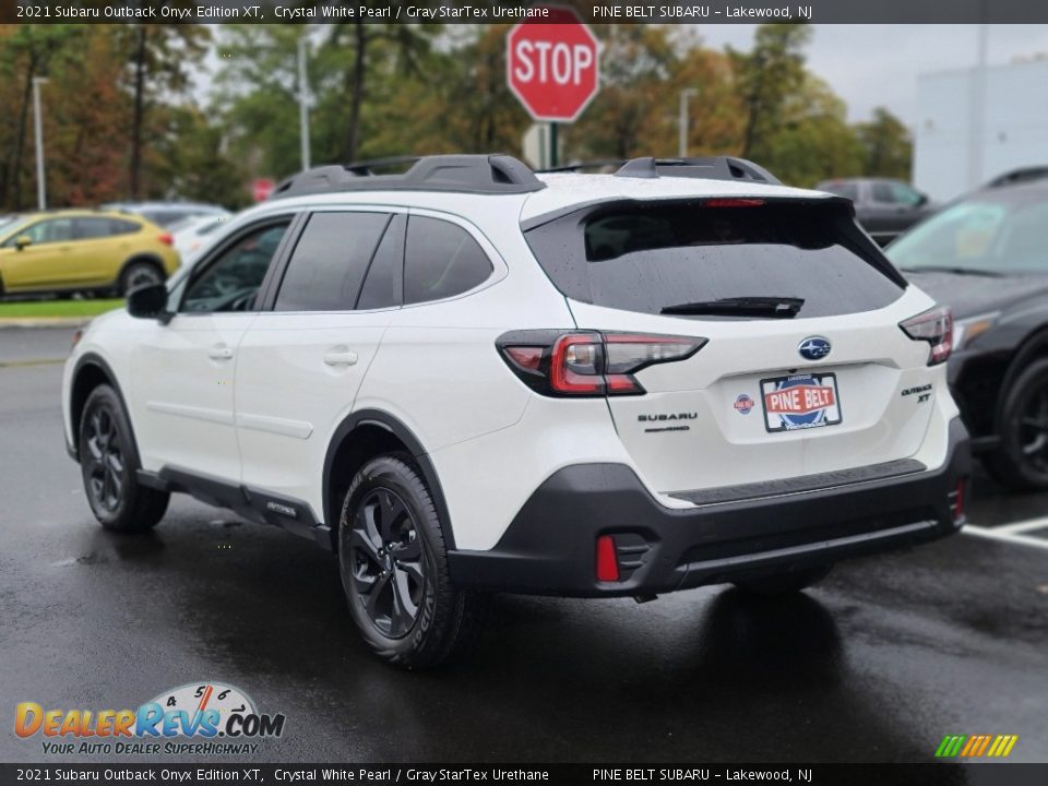 2021 Subaru Outback Onyx Edition XT Crystal White Pearl / Gray StarTex Urethane Photo #6