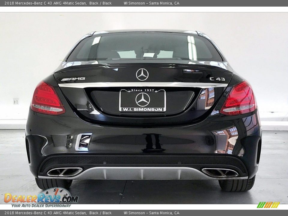 2018 Mercedes-Benz C 43 AMG 4Matic Sedan Black / Black Photo #3