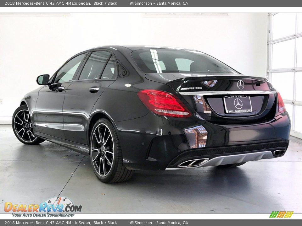 2018 Mercedes-Benz C 43 AMG 4Matic Sedan Black / Black Photo #10