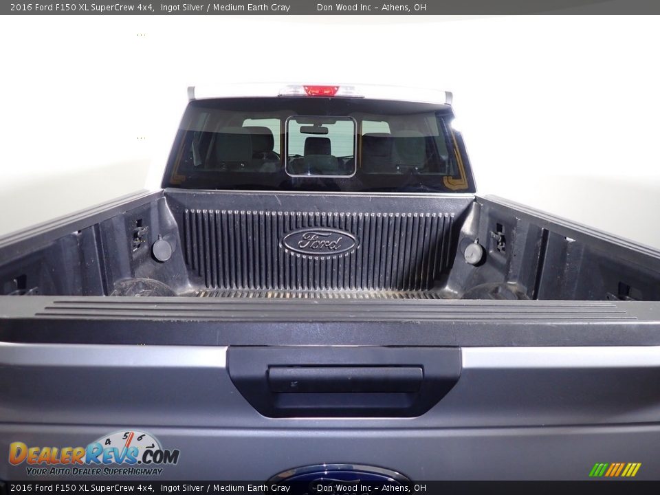 2016 Ford F150 XL SuperCrew 4x4 Ingot Silver / Medium Earth Gray Photo #12