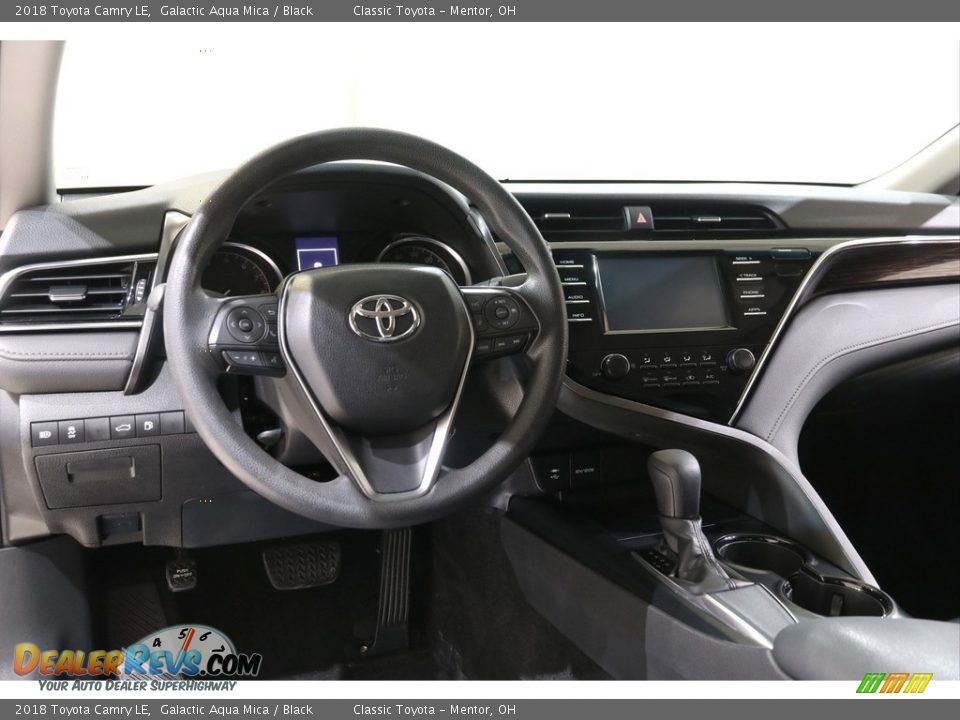 2018 Toyota Camry LE Galactic Aqua Mica / Black Photo #6