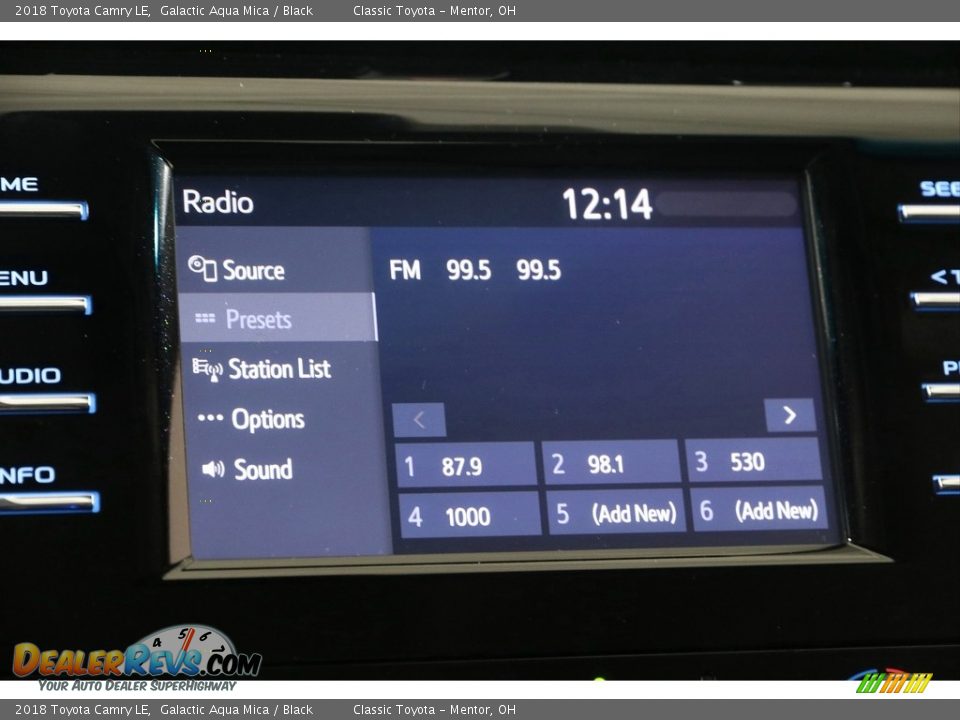 2018 Toyota Camry LE Galactic Aqua Mica / Black Photo #10