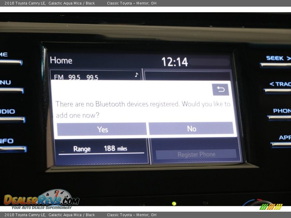 2018 Toyota Camry LE Galactic Aqua Mica / Black Photo #11