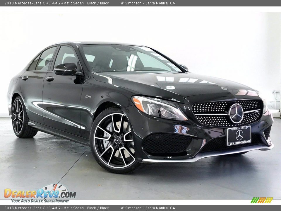 2018 Mercedes-Benz C 43 AMG 4Matic Sedan Black / Black Photo #33