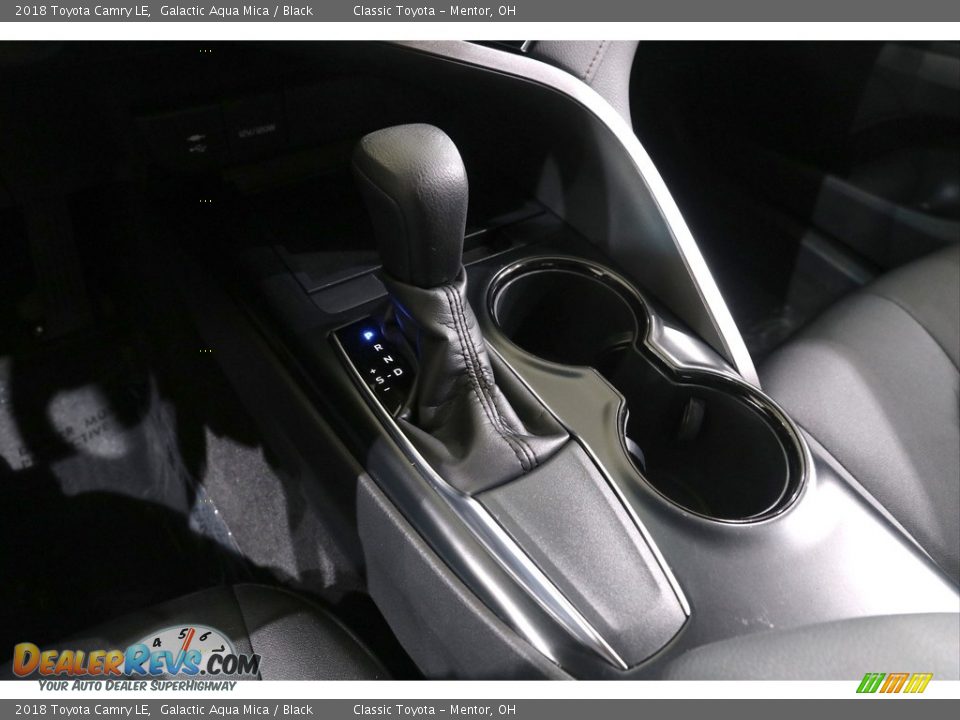 2018 Toyota Camry LE Galactic Aqua Mica / Black Photo #13