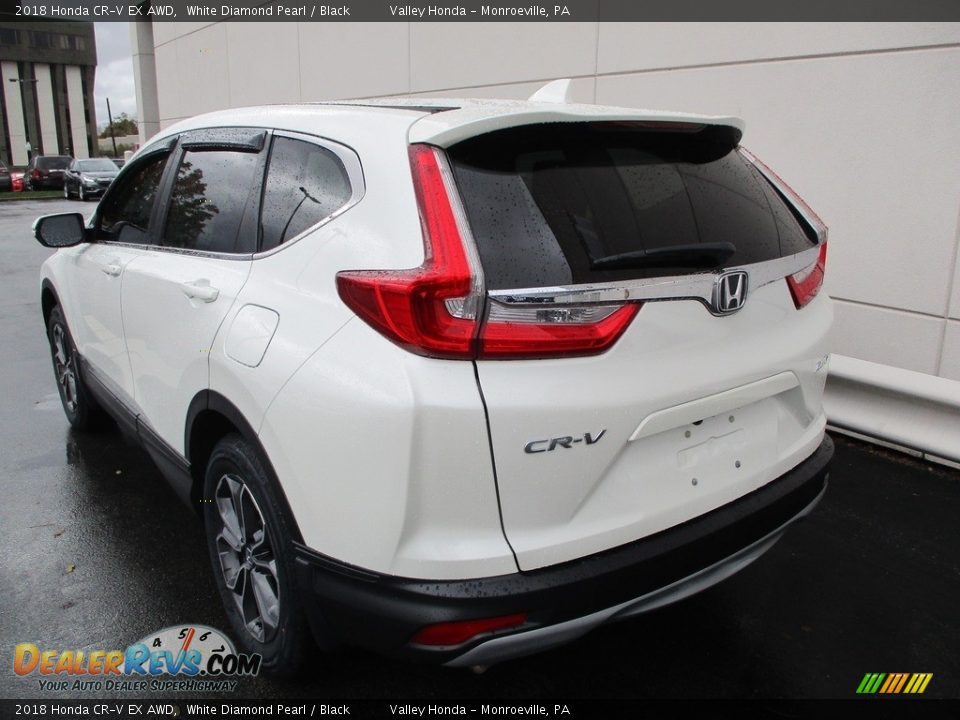2018 Honda CR-V EX AWD White Diamond Pearl / Black Photo #3