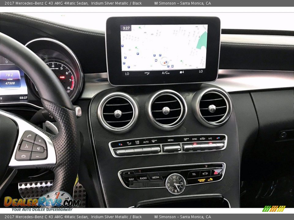 2017 Mercedes-Benz C 43 AMG 4Matic Sedan Iridium Silver Metallic / Black Photo #5