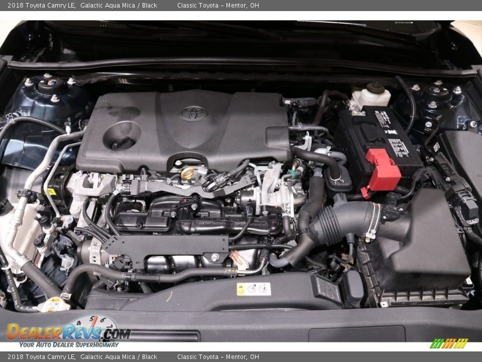 2018 Toyota Camry LE Galactic Aqua Mica / Black Photo #18