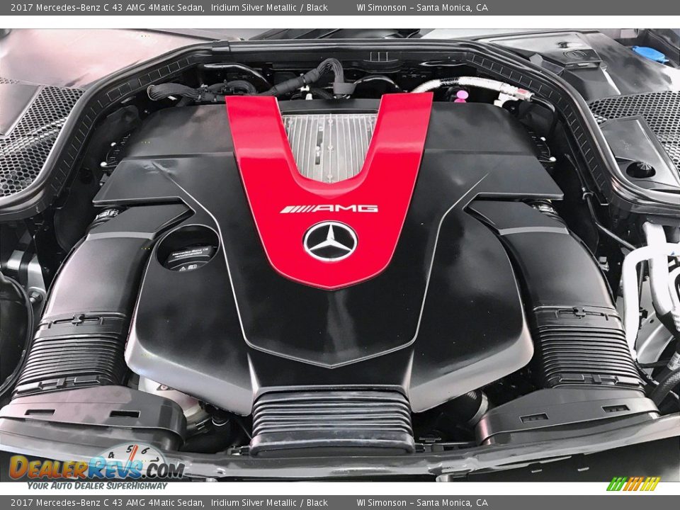 2017 Mercedes-Benz C 43 AMG 4Matic Sedan 3.0 Liter AMG DI biturbo DOHC 24-Valve VVT V6 Engine Photo #9