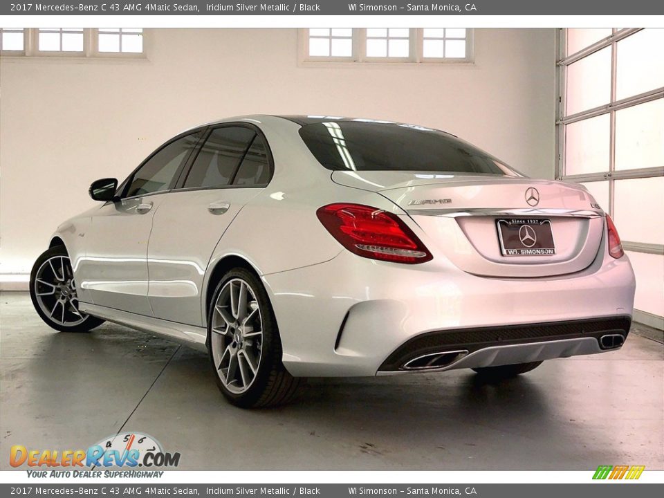 2017 Mercedes-Benz C 43 AMG 4Matic Sedan Iridium Silver Metallic / Black Photo #10