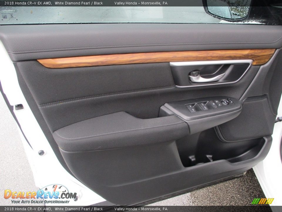2018 Honda CR-V EX AWD White Diamond Pearl / Black Photo #10
