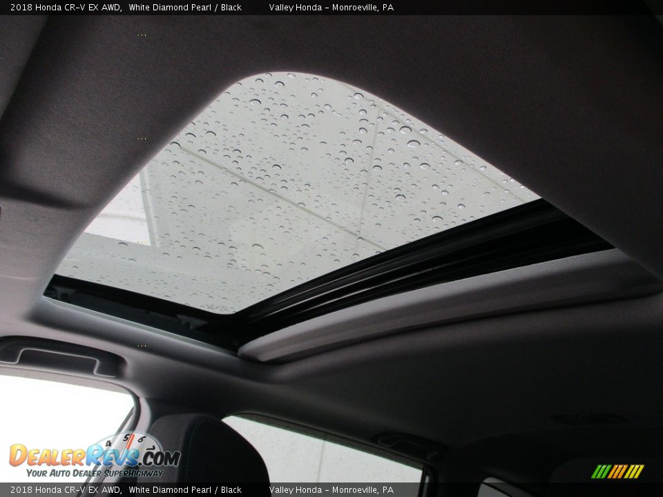 2018 Honda CR-V EX AWD White Diamond Pearl / Black Photo #11