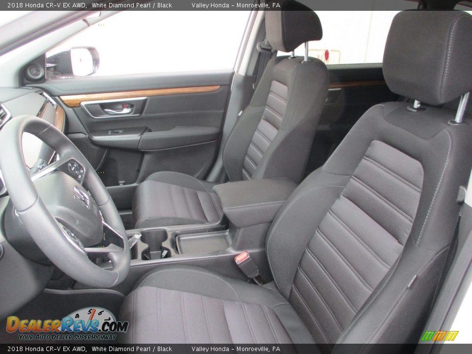 2018 Honda CR-V EX AWD White Diamond Pearl / Black Photo #12
