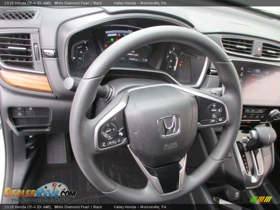 2018 Honda CR-V EX AWD White Diamond Pearl / Black Photo #14