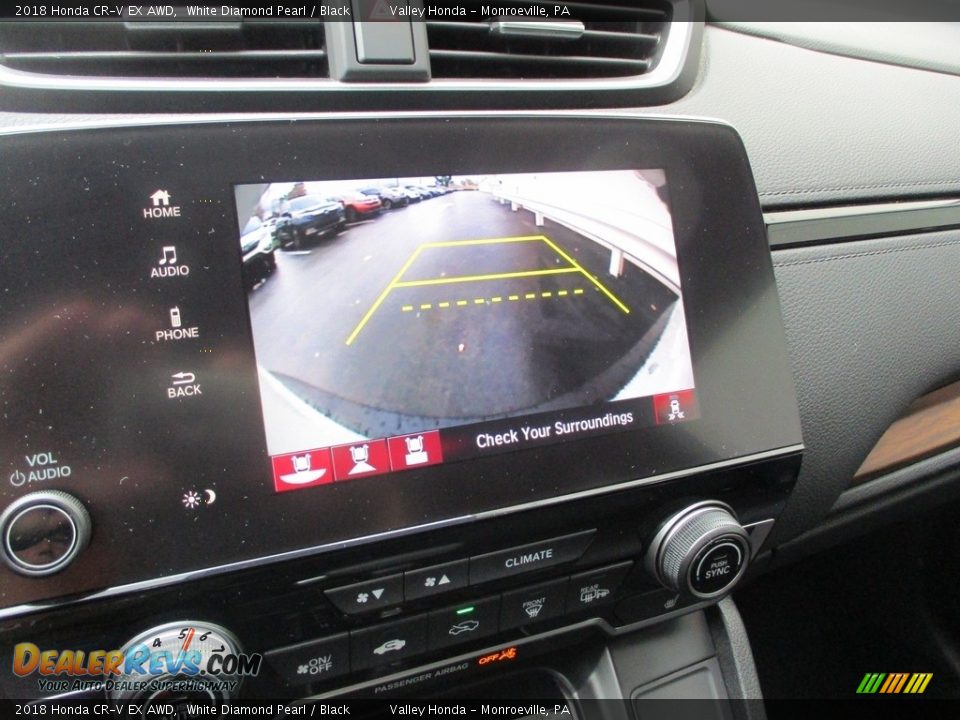 2018 Honda CR-V EX AWD White Diamond Pearl / Black Photo #16