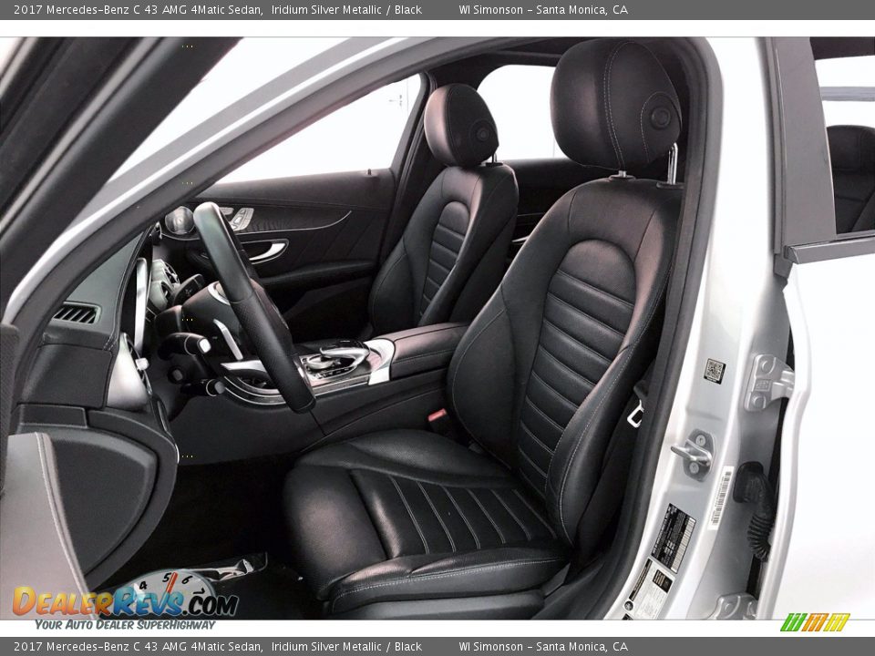 2017 Mercedes-Benz C 43 AMG 4Matic Sedan Iridium Silver Metallic / Black Photo #18