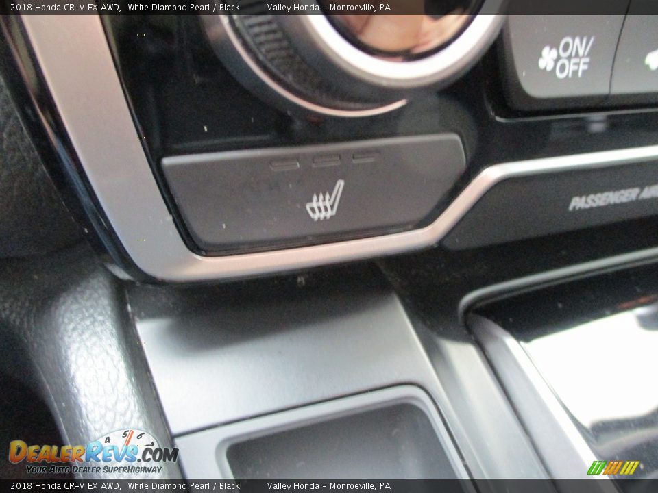 2018 Honda CR-V EX AWD White Diamond Pearl / Black Photo #18